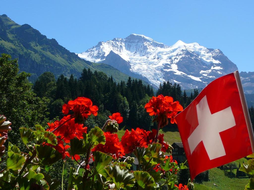Chalet Acheregg Wengen Pokoj fotografie