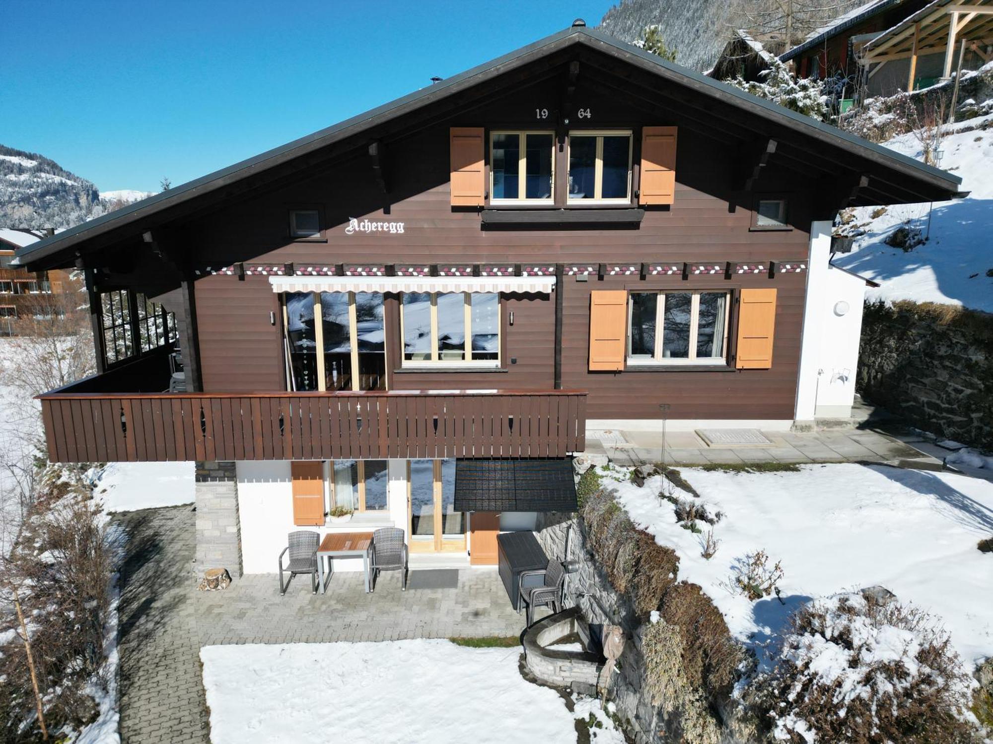 Chalet Acheregg Wengen Exteriér fotografie