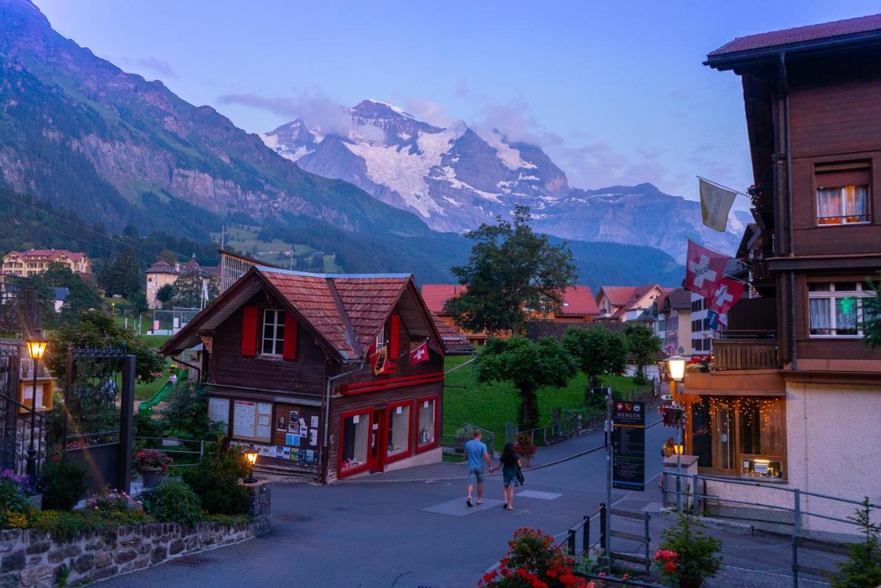 Chalet Acheregg Wengen Exteriér fotografie