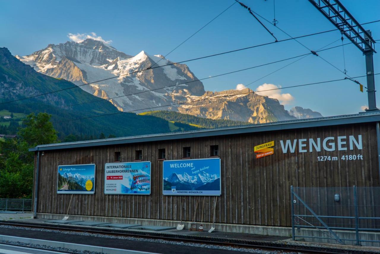 Chalet Acheregg Wengen Exteriér fotografie